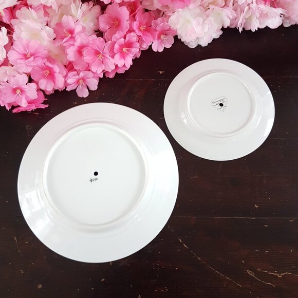 Handmade 2 Tier Stand Ceramic Jewelry Trinket Tray Tea Party  Christmas Gift - Picture 5 of 7